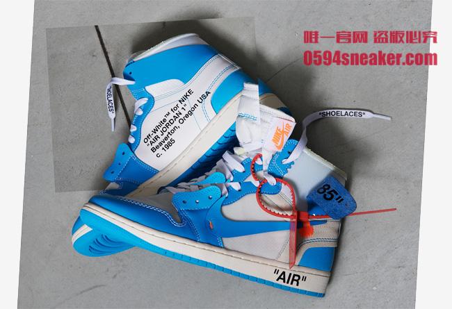 AQ0818-148,OFF-WHITE,AJ1,Air J AQ0818-148 北卡蓝 OFF-WHITE x Air Jordan 1 将在下周登陆官网发售！？