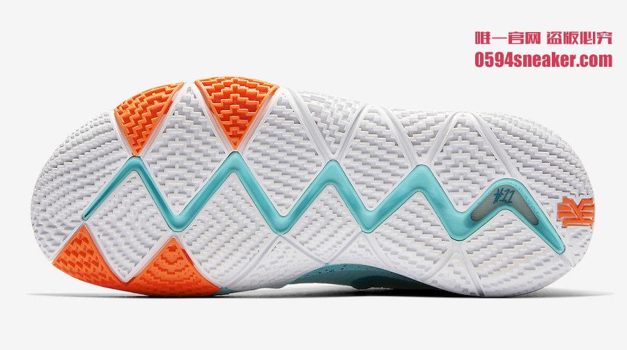 Nike, Kyrie 4,943806-402,发售  Tiffany 蓝配色！全新清爽 Kyrie 4 下周发售！