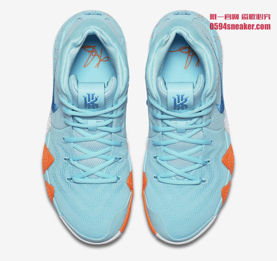 Nike, Kyrie 4,943806-402,发售  Tiffany 蓝配色！全新清爽 Kyrie 4 下周发售！