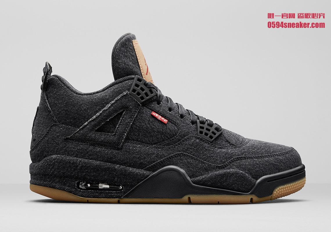 AJ4,Air Jordan 4,发售,Levis  发售日期确定！两双 Levis x Air Jordan 4 官图释出！