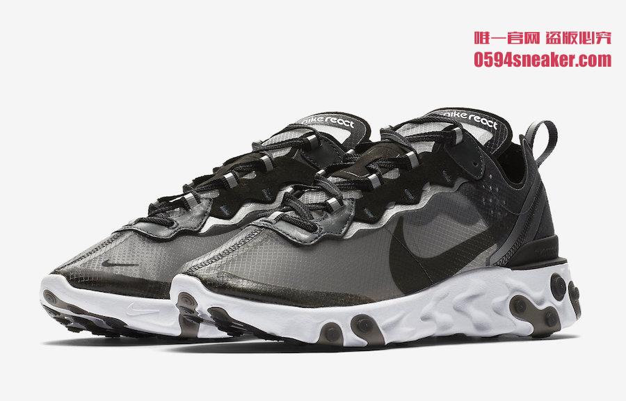 Nike,React Element 87,AQ1090-0  蝉翼鞋面+React 中底！新款 React Element 87 下周发售！