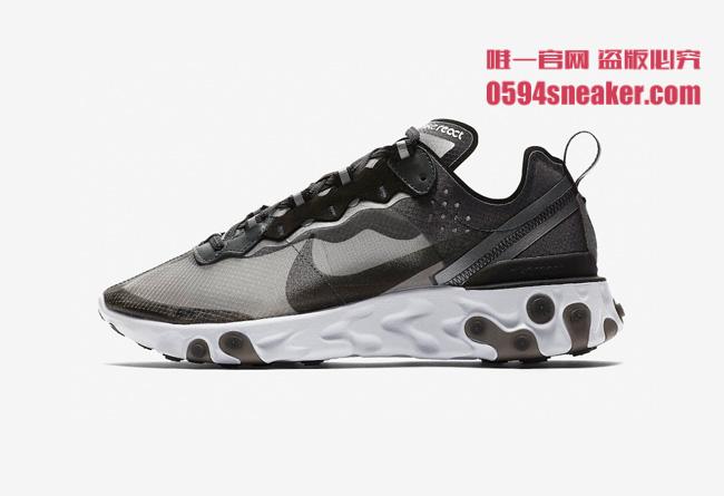 Nike,React Element 87,AQ1090-0  蝉翼鞋面+React 中底！新款 React Element 87 下周发售！