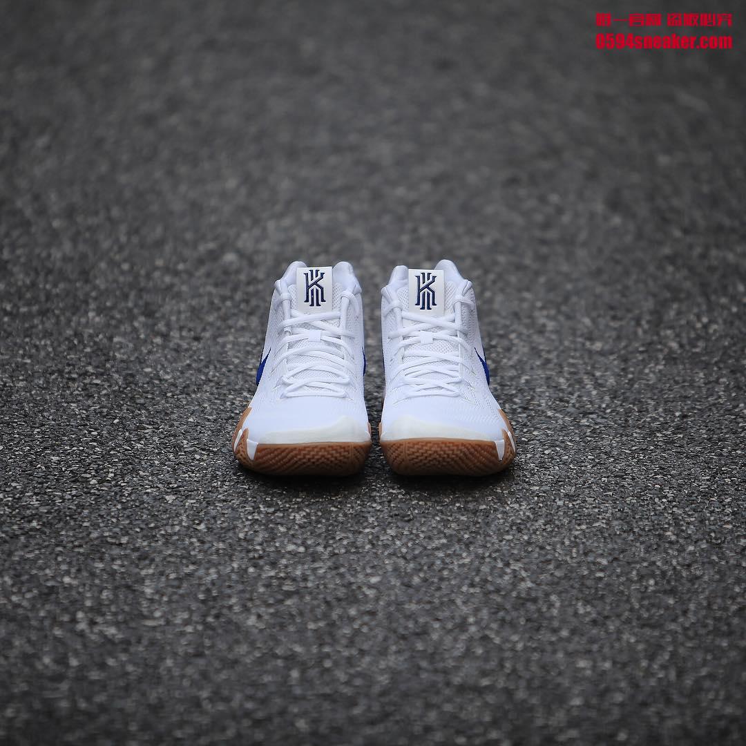Nike,Kyrie 4,943806-100,发售 德鲁大叔专属配色！Kyrie 4 “Uncle Drew” 实物欣赏！