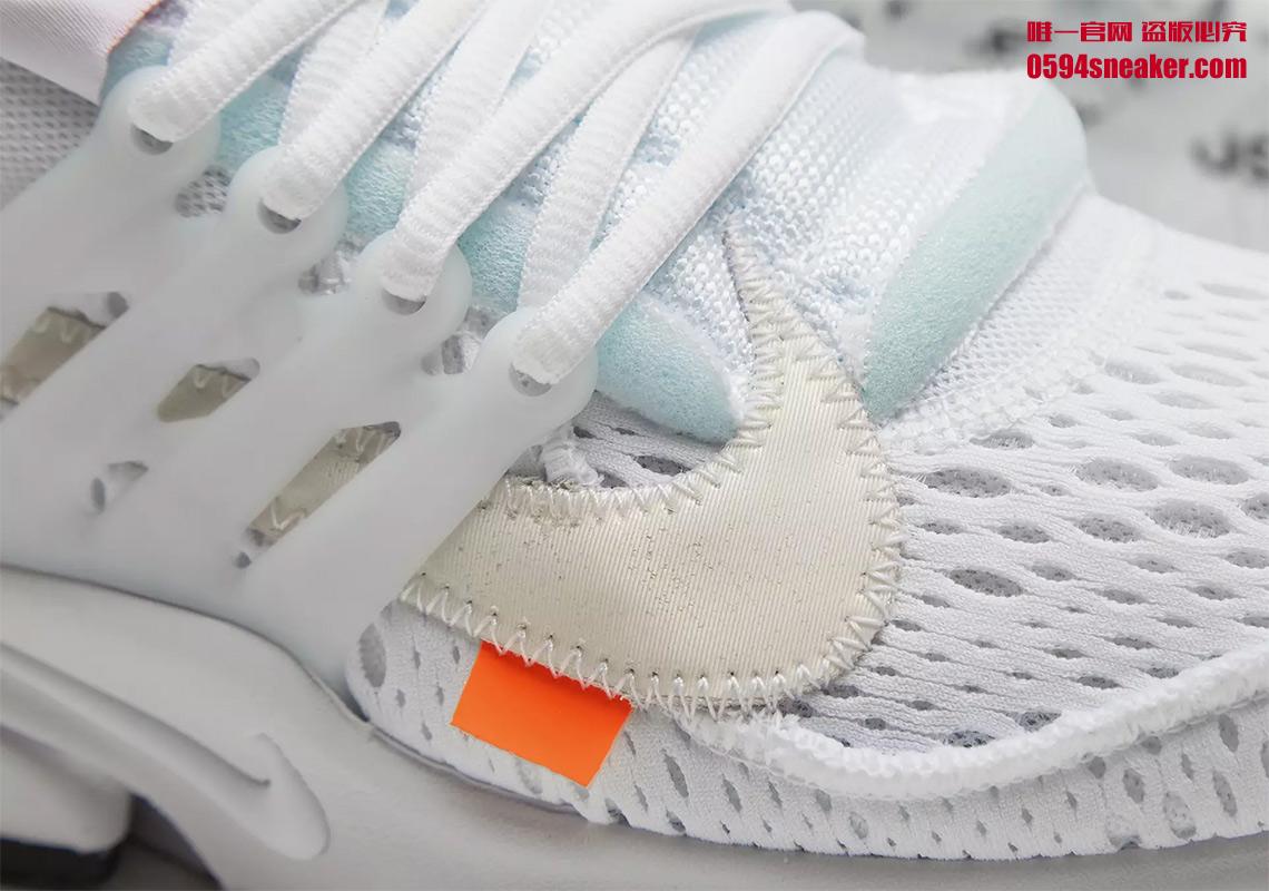 OFF-WHITE x Nike Air Presto “White” 货号：AA3830-100