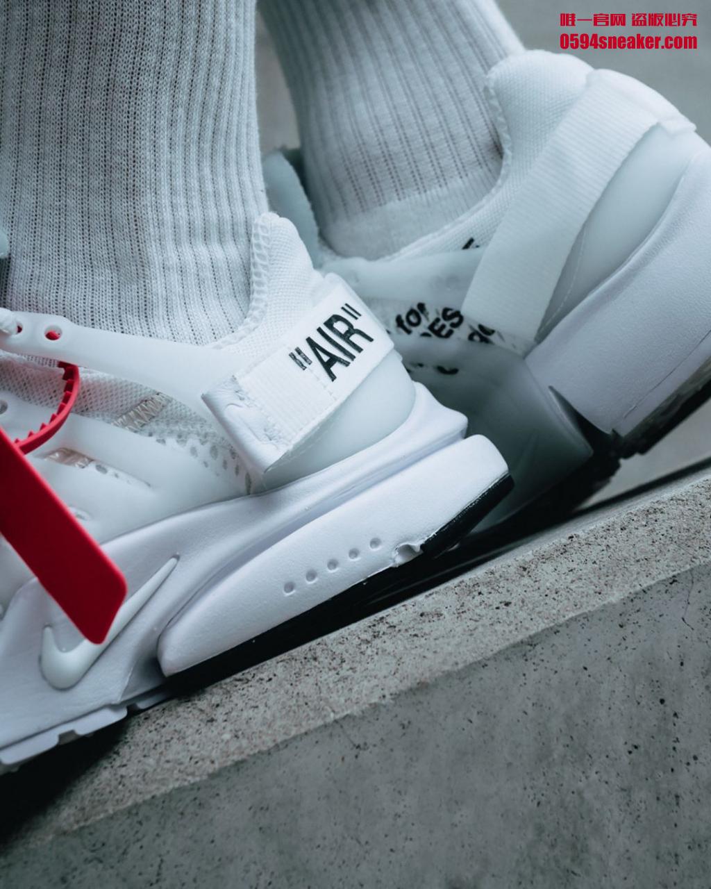 OFF-WHITE x Nike Air Presto “White” 货号：AA3830-100