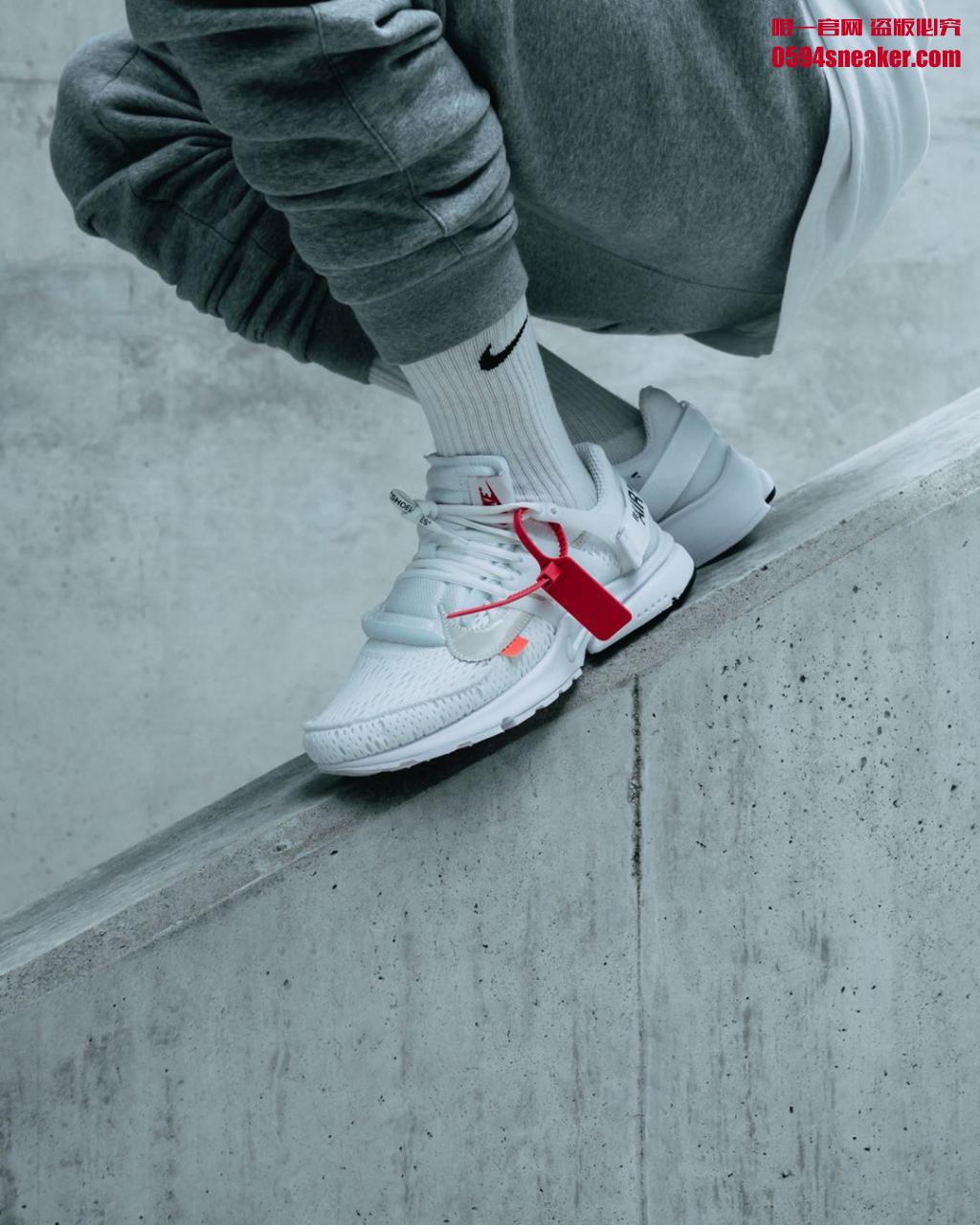 OFF-WHITE x Nike Air Presto “White” 货号：AA3830-100