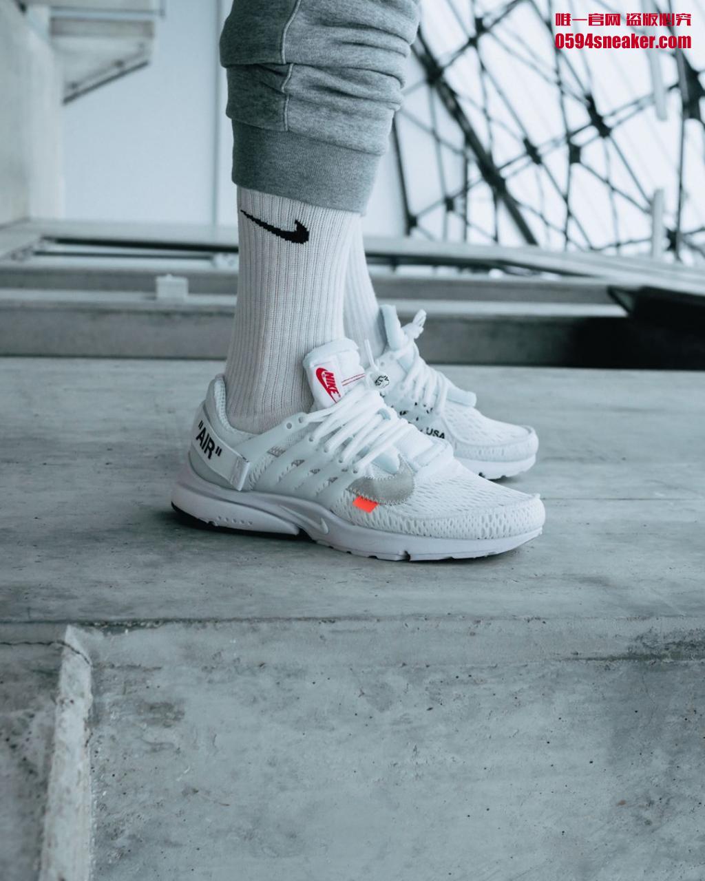 OFF-WHITE x Nike Air Presto “White” 货号：AA3830-100