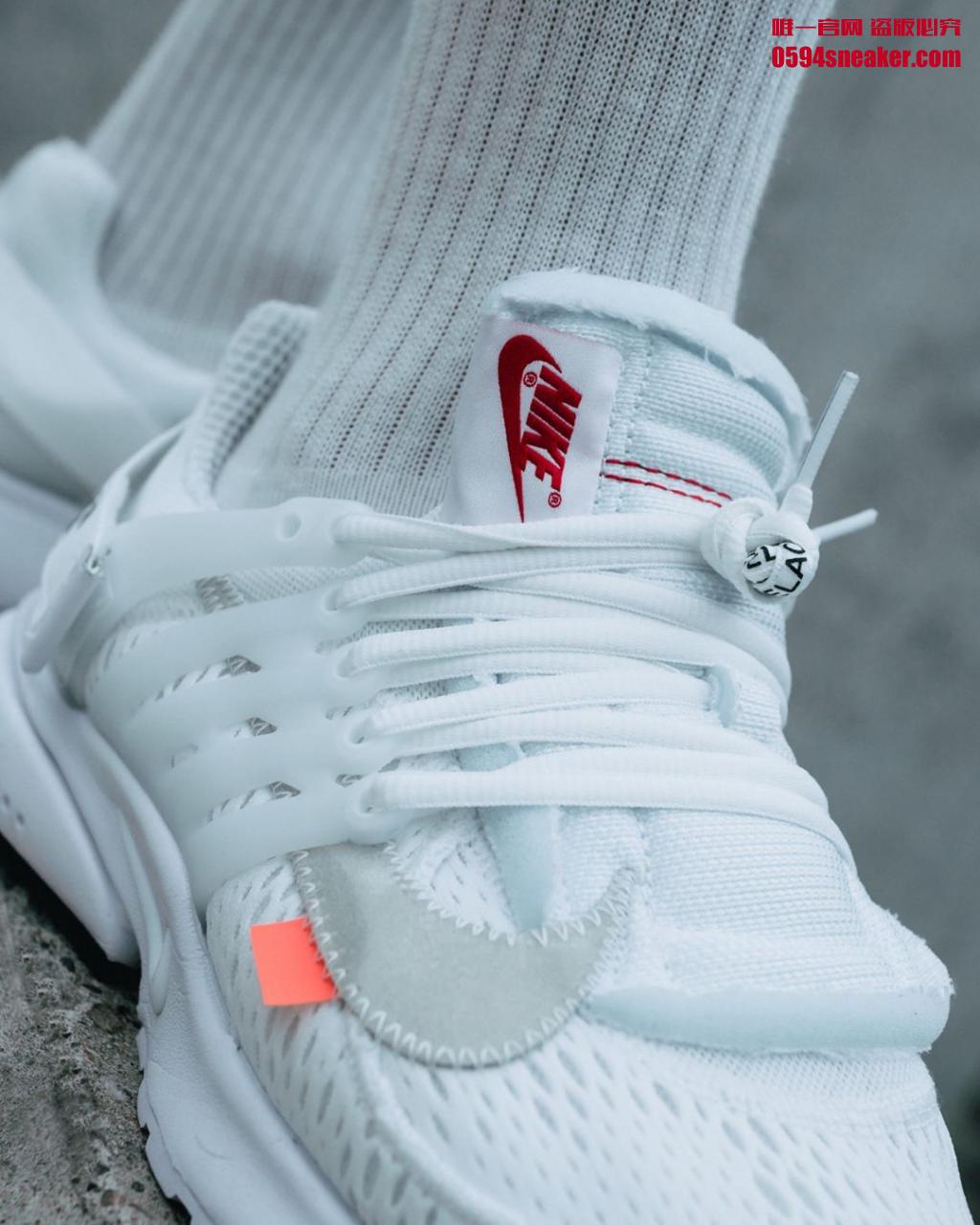 OFF-WHITE x Nike Air Presto “White” 货号：AA3830-100