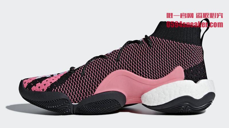 菲董,adidas,Crazy BYW,G28183,G28  风骚粉色主题！两款 Pharrell x adidas Crazy BYW 即将发售