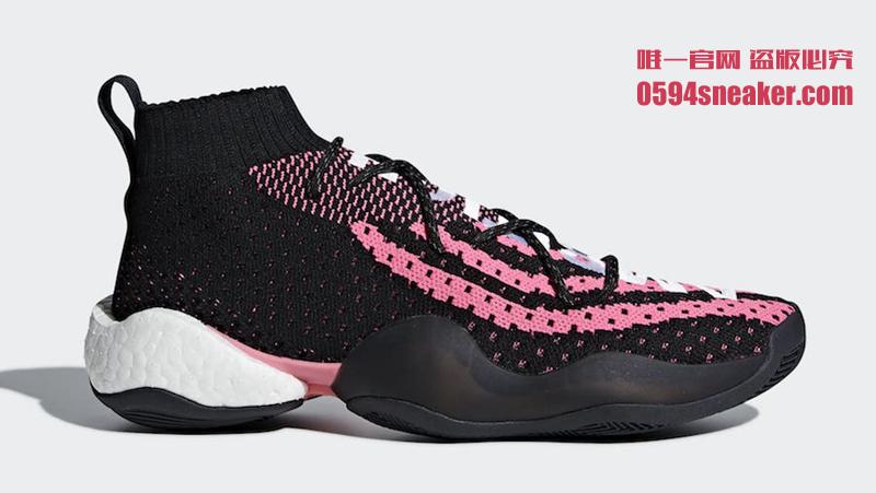 菲董,adidas,Crazy BYW,G28183,G28  风骚粉色主题！两款 Pharrell x adidas Crazy BYW 即将发售