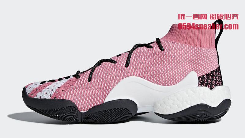 菲董,adidas,Crazy BYW,G28183,G28  风骚粉色主题！两款 Pharrell x adidas Crazy BYW 即将发售