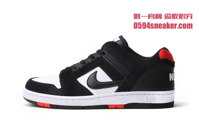 Nike,SB Air Force 2 Low,发售  经典黑白红！SB Air Force 2 Low 全新配色现已发售