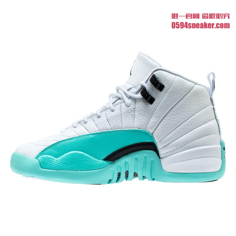 Air Jordan 12,AJ12,510815-100,  难以抗拒的 Tiffany 蓝！Air Jordan 12 全新配色 8 月发售