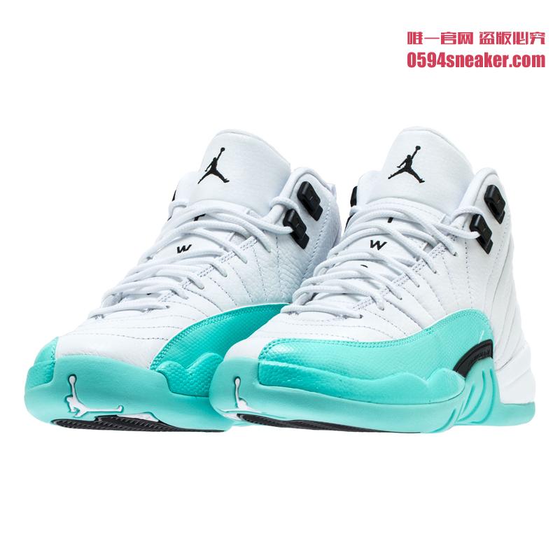 Air Jordan 12,AJ12,510815-100,  难以抗拒的 Tiffany 蓝！Air Jordan 12 全新配色 8 月发售