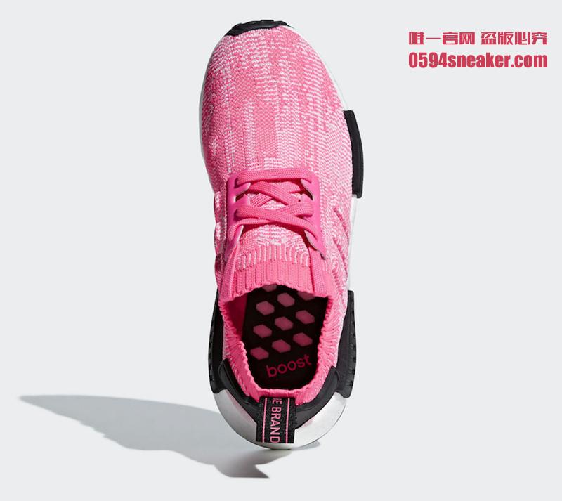 adidas,NMD R1,发售  粉红少女心！NMD R1 Primeknit “Solar Pink” 即将发售