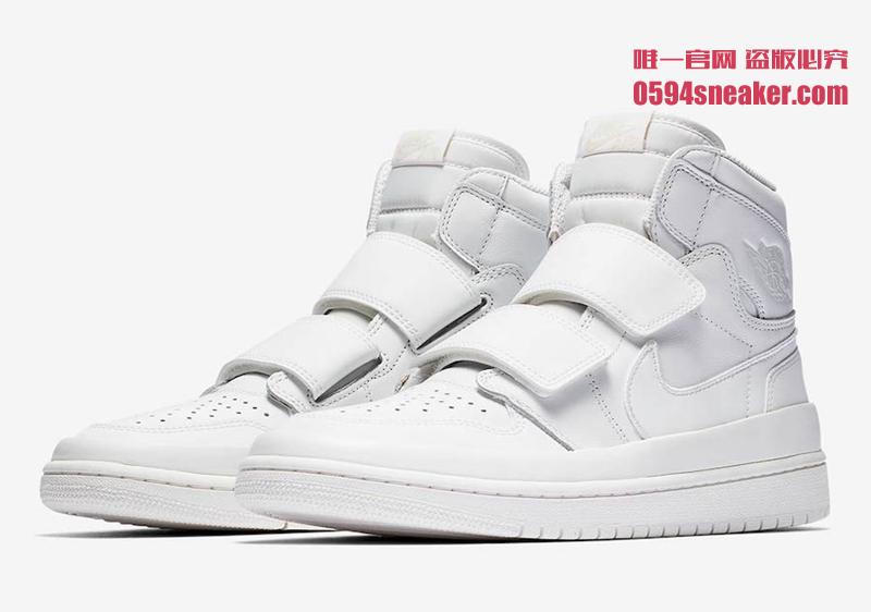 Air Jordan 1,AJ1,AQ7924-001,AQ  魔术贴绑带设计！Air Jordan 1 High Double Strap 刚刚发售