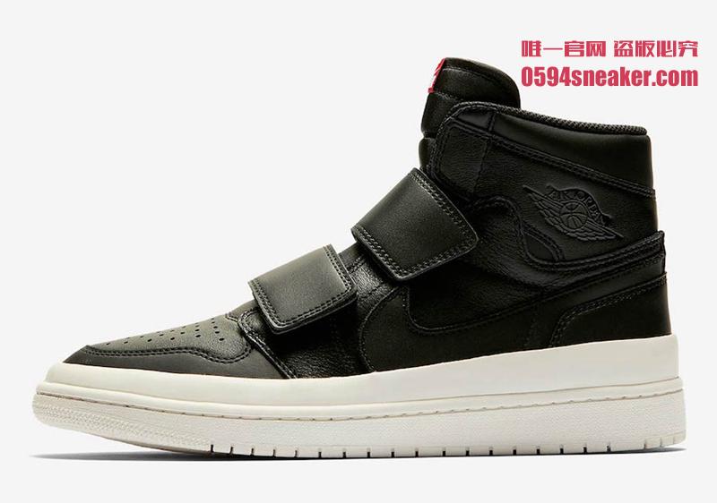 Air Jordan 1,AJ1,AQ7924-001,AQ  魔术贴绑带设计！Air Jordan 1 High Double Strap 刚刚发售