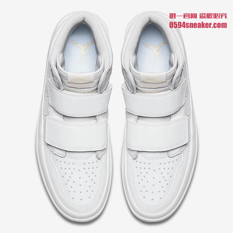 Air Jordan 1,AJ1,AQ7924-001,AQ  魔术贴绑带设计！Air Jordan 1 High Double Strap 刚刚发售