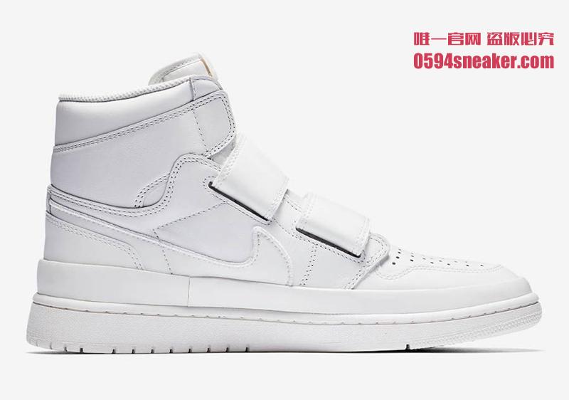 Air Jordan 1,AJ1,AQ7924-001,AQ  魔术贴绑带设计！Air Jordan 1 High Double Strap 刚刚发售