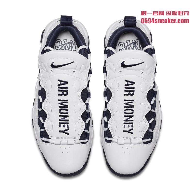 Nike,Air More Money  复古海军蓝配色！Air More Money “NYC” 登场