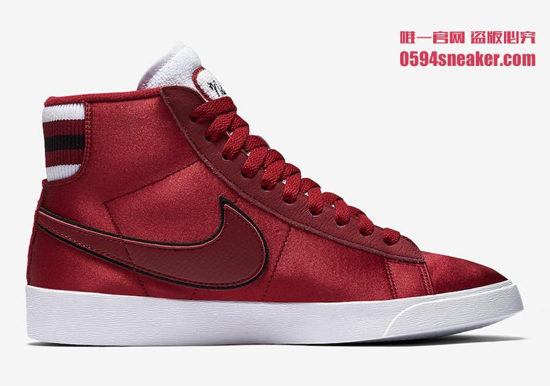 Nike,Blazer,AV9375-605,发售  丝绸家族新成员！Nike Blazer Mid Satin “Red Crush” 登场