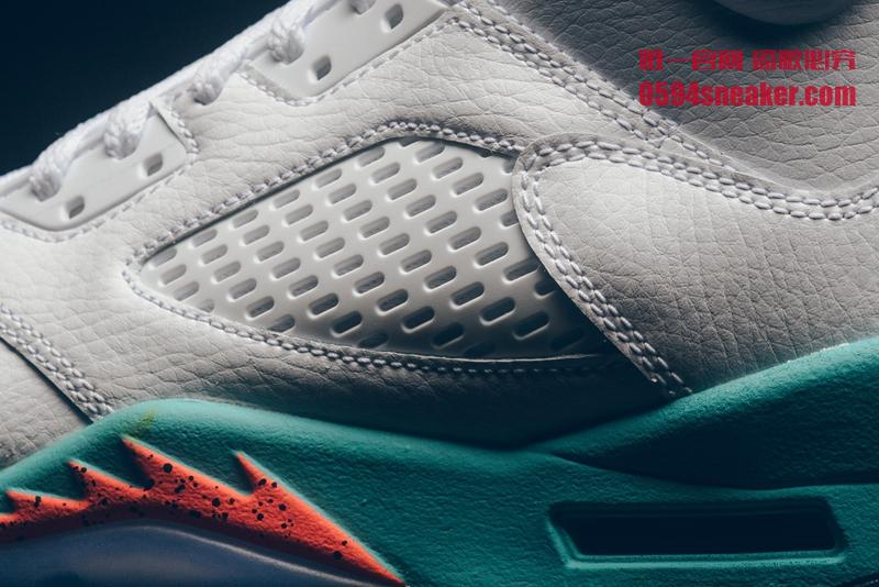 Air Jordan 5,AJ5,Nike,发售  实物美如画！Air Jordan 5 “Light Aqua” 本周发售