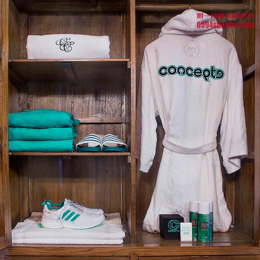 adidas,Concepts x adidas,发售,BC  隐藏彩蛋加持！玉石配色 Concepts x adidas 黑灯下细节惊人