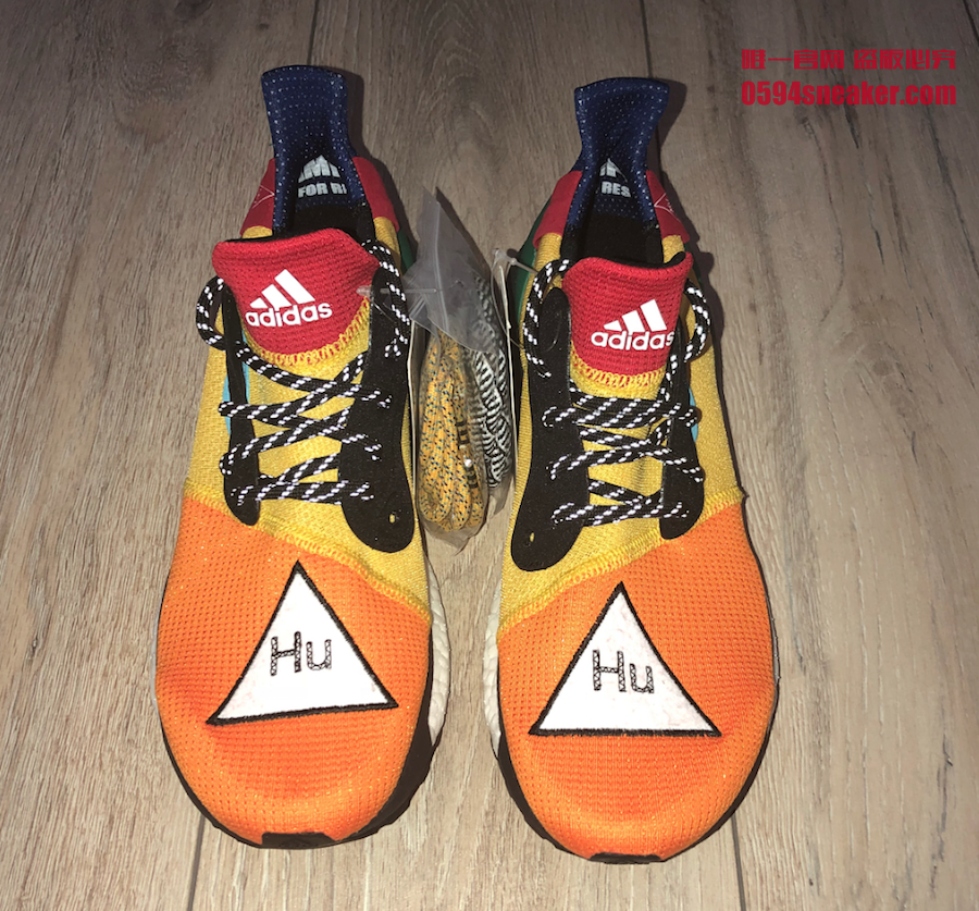 Adidas,adidas solar hu,Pharrel  炸街彩虹鞋！菲董联名 Adidas Solar “HU” 上脚美图欣赏