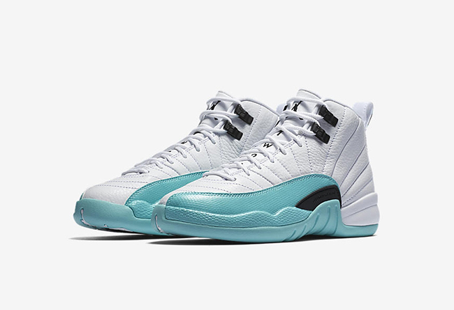 Air Jordan 12 Retro Tiffany 配色，货号：510815-100