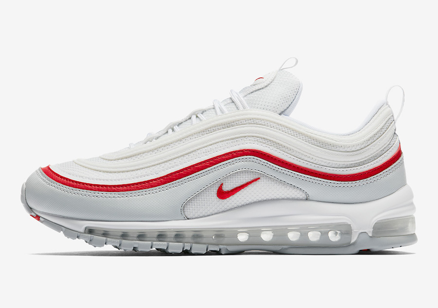 Nike Air Max 97 “White Red” 货号：AR5531-002