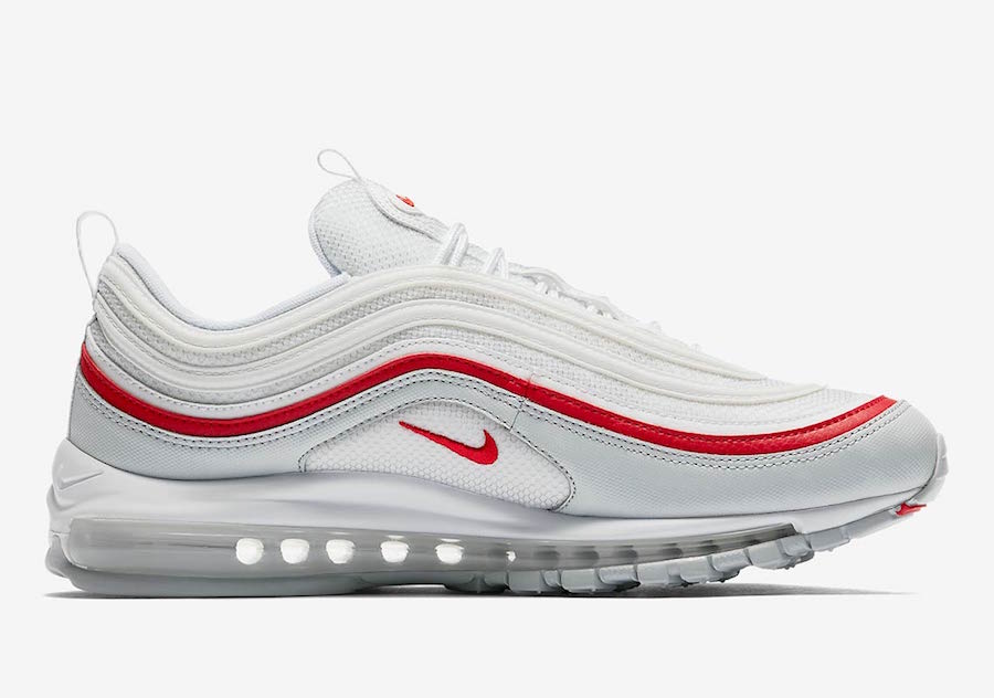 Nike Air Max 97 “White Red” 货号：AR5531-002