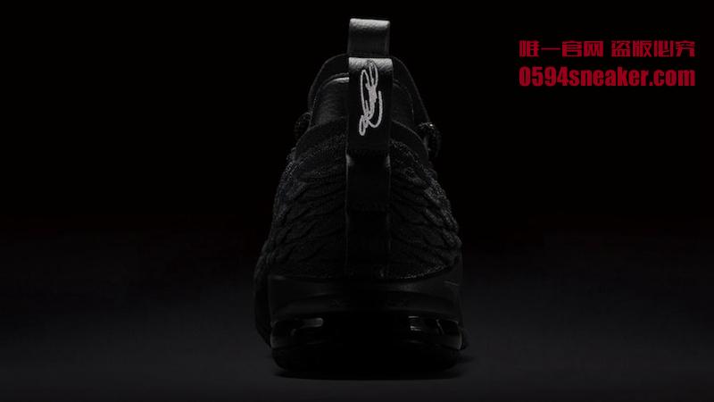 Nike,LeBron 15 Low,AO1755-004,  黑武士配色！低帮 LeBron 15 Low 下月发售