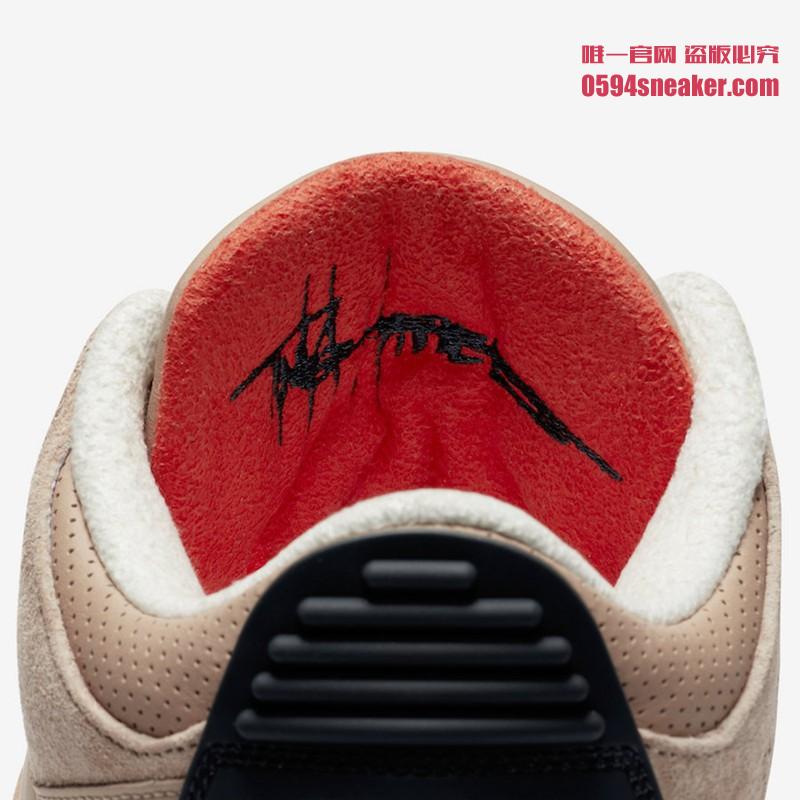 Nike,Air Jordan 3,JTH,AV6683-2 The texture is understated and outstanding! The official image of the Air Jordan 3 JTH "Bio Beige" has been released!