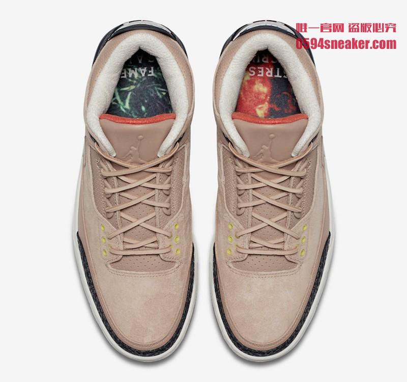 Nike,Air Jordan 3,JTH,AV6683-2 The texture is understated and outstanding! The official image of the Air Jordan 3 JTH "Bio Beige" has been released!