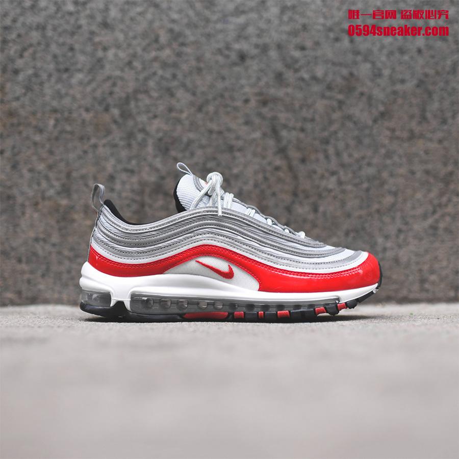 921826-009,Air Max 98,Nike,发售 921826-009 酷似 Supreme 联名！红色漆皮 Nike Air Max 97 现已发售