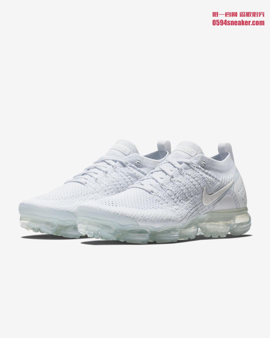 942842-100,VaporMax,Nike 942842-100 人气纯白再现！Nike Air VaporMax 2.0 “Triple White” 现已发售