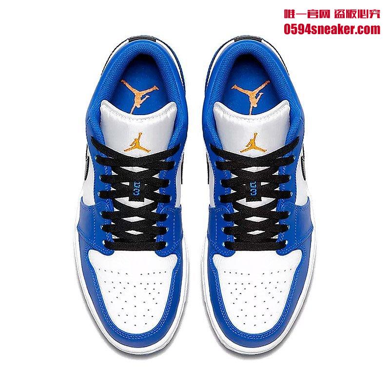 Air Jordan 1 Low “Hyper Royal” 货号：553558-401