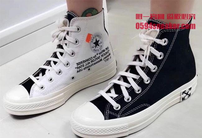 OFF-WHITE,Converse,Converse 2. 更多细节释出！来看看 OFF-WHITE x Converse 2.0 上脚效果如何？