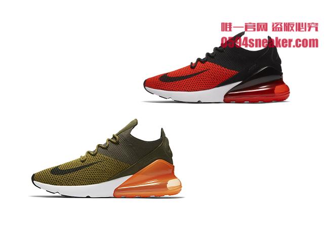 Nike,Air Max 270,Flyknit,发售  活力色调 + 超大气垫！Nike Air Max 270 Flyknit 两款全新即将发售