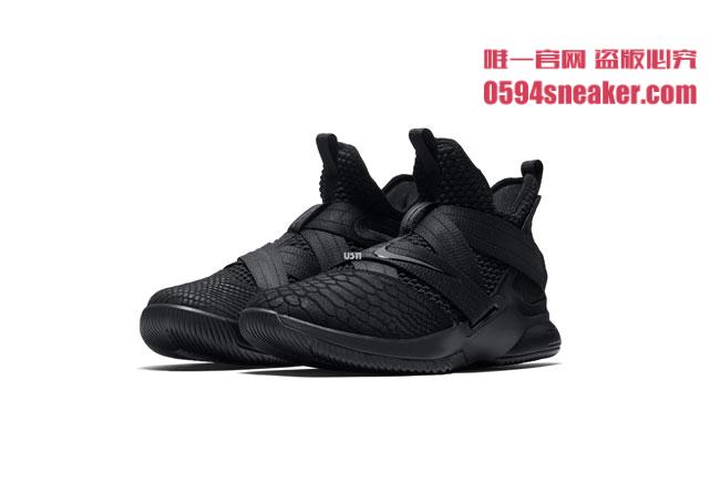 Nike,LeBron Soldier 12  鞋头带有蛇纹皮革！暗黑 LeBron Soldier 12 将于下月发售！
