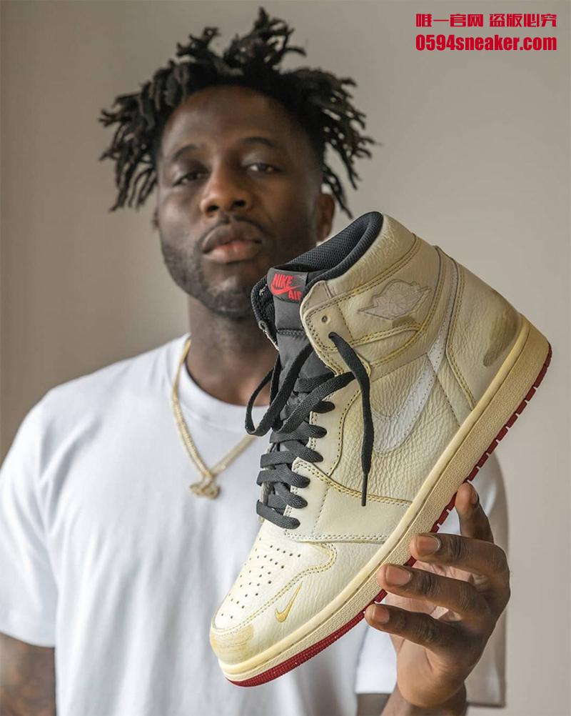 Nigel Sylvester x Air Jordan 1 High OG 货号：BV1803-106