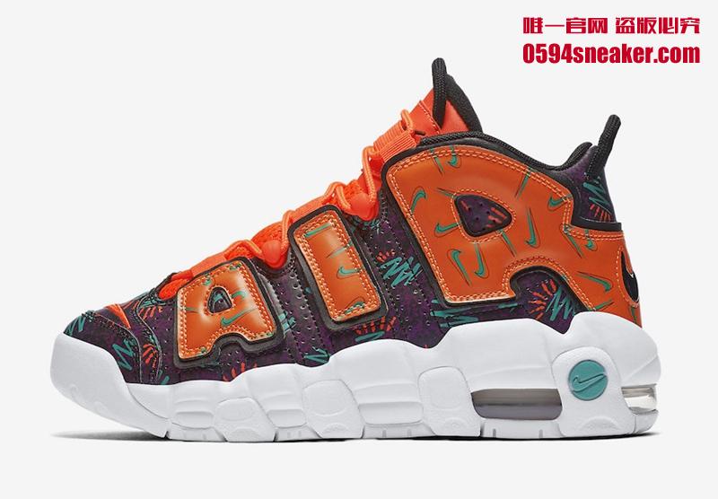 Nike Air More Uptempo GS “What The 90s” 货号：AT3408-800