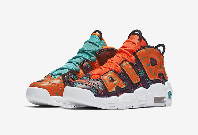 Nike Air More Uptempo GS “What The 90s” 货号：AT3408-800