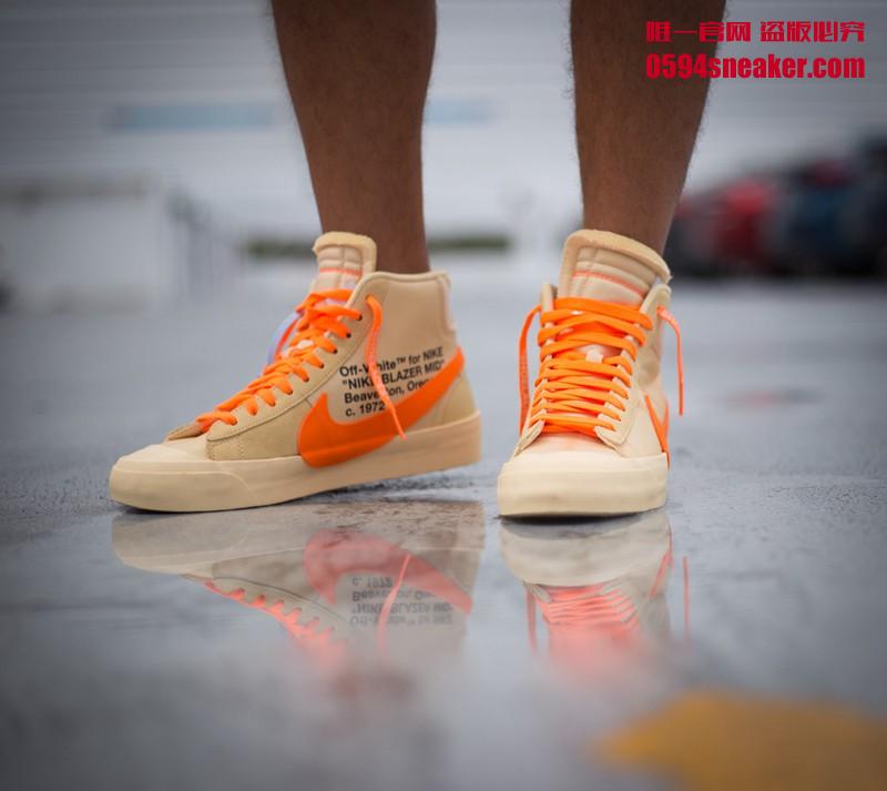 OFF-WHITE x Nike Blazer Mid “All Hallows Eve” 货号：AA3832-700