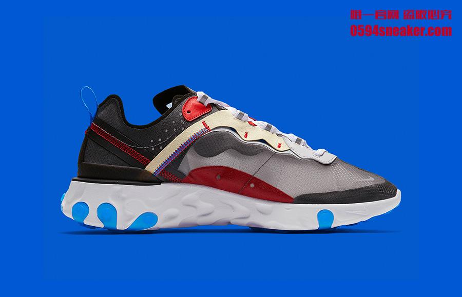 Nike React Element 87 “Dark Grey” 货号：AQ1090-003