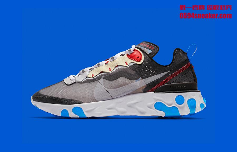 Nike React Element 87 “Dark Grey” 货号：AQ1090-003