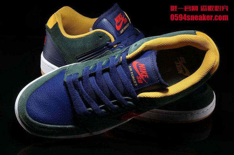 Nike SB Air Force 2 Low “Midnight Green” 货号: AO0300-364