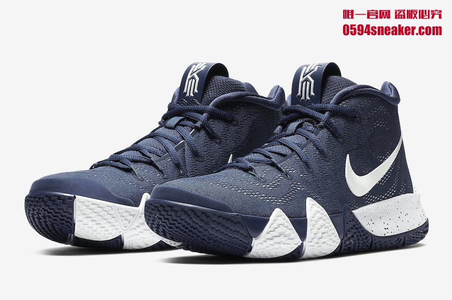 Nike Kyrie 4 “College Navy” 货号：943806-402