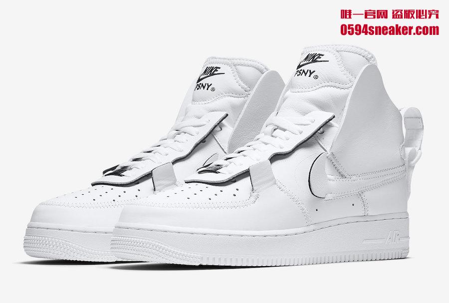 PSNY x Nike Air Force 1 High 货号：AO9292-001、AO9292-002、AO9292-101