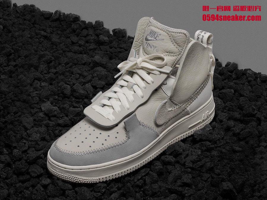 PSNY x Nike Air Force 1 High 货号：AO9292-001、AO9292-002、AO9292-101